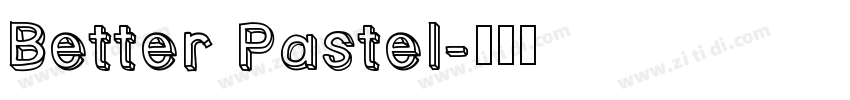 Better Pastel字体转换